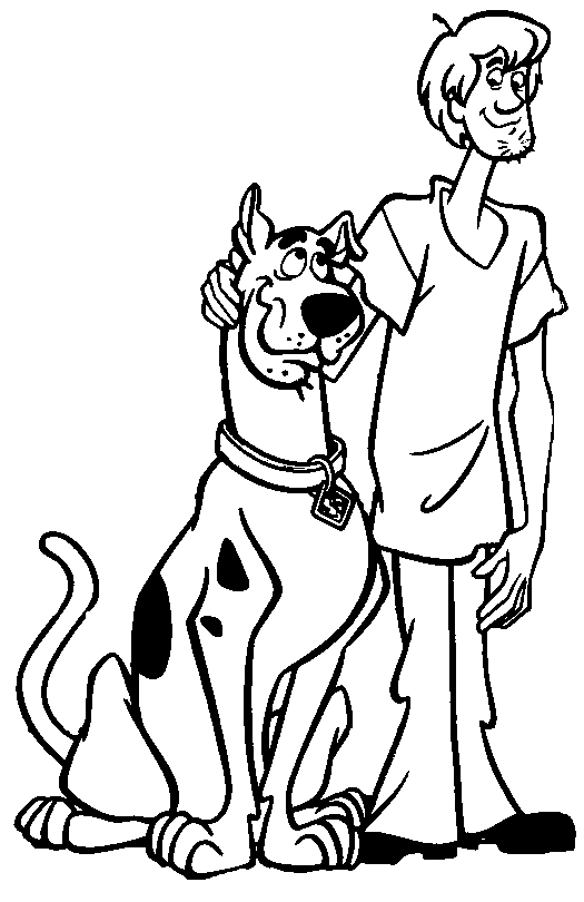 Scooby Doo kolorowanki